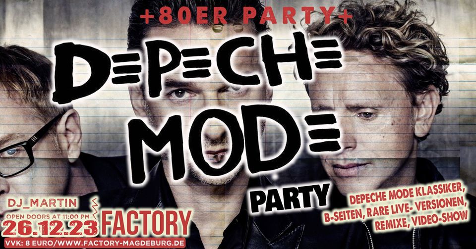 Depeche Mode Party // + 80er Party // 26.12.2023