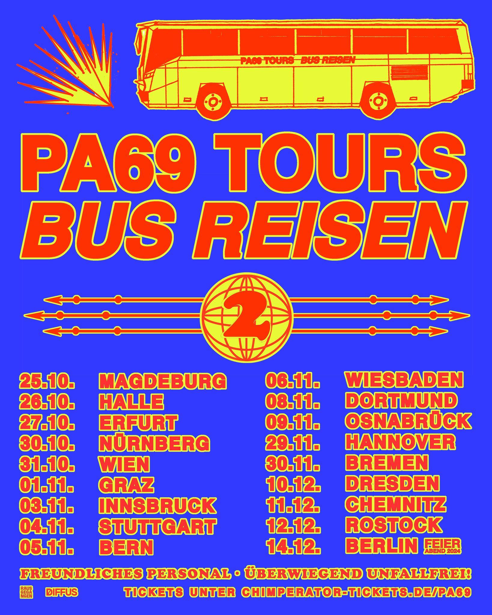 PA69 // PA69 TOURS BUSREISEN ZWEI // 25.10.2024