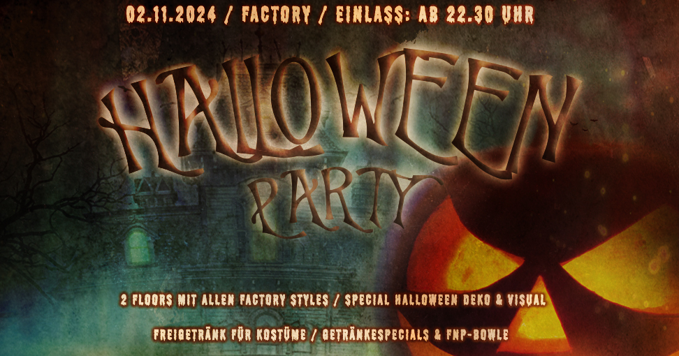 Fright Night Party - Magdeburgs schrägste Halloween Party // 02.11.2024