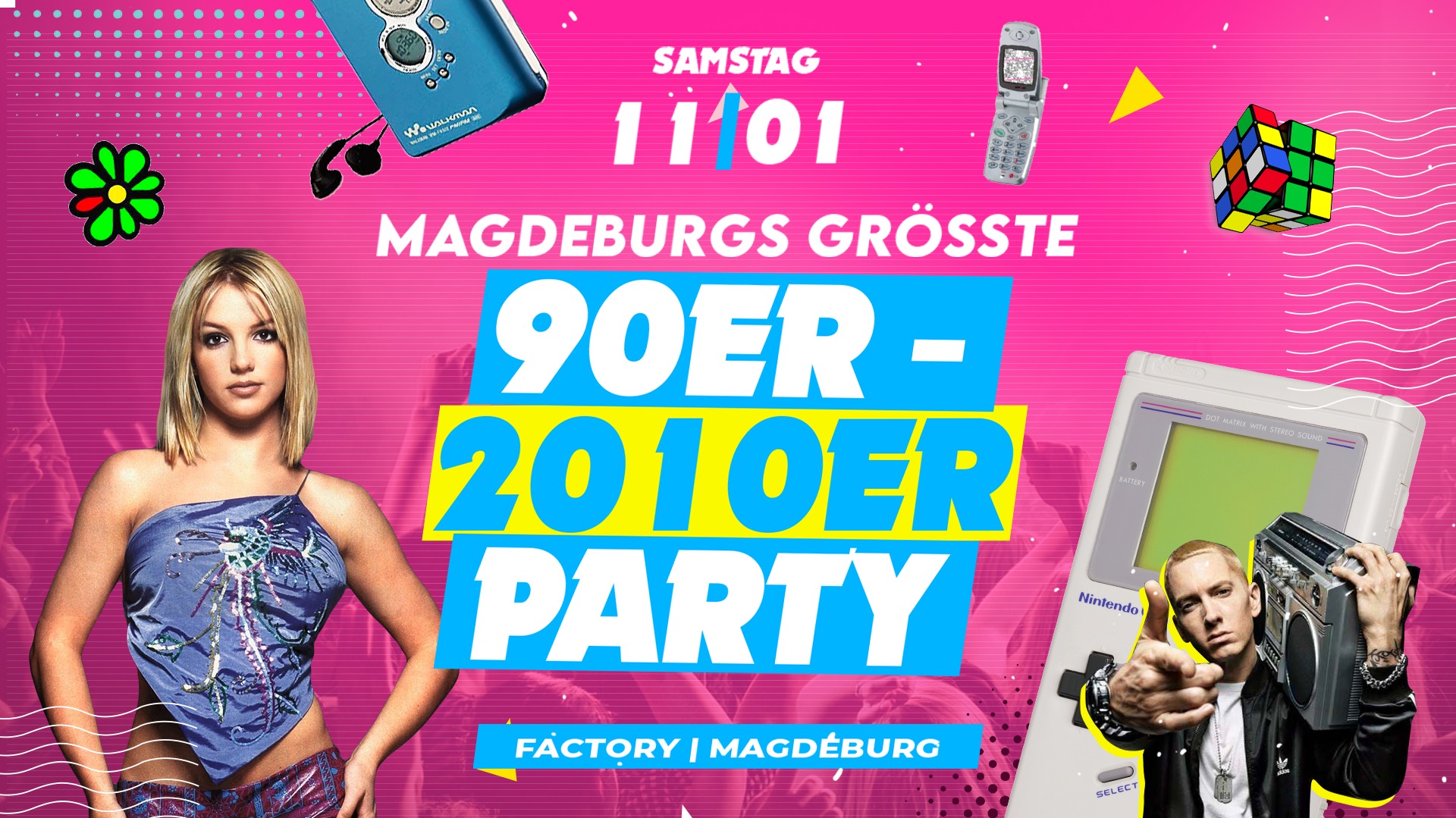 Magdeburgs größte 90er - 2010er Party // 11.01.2025