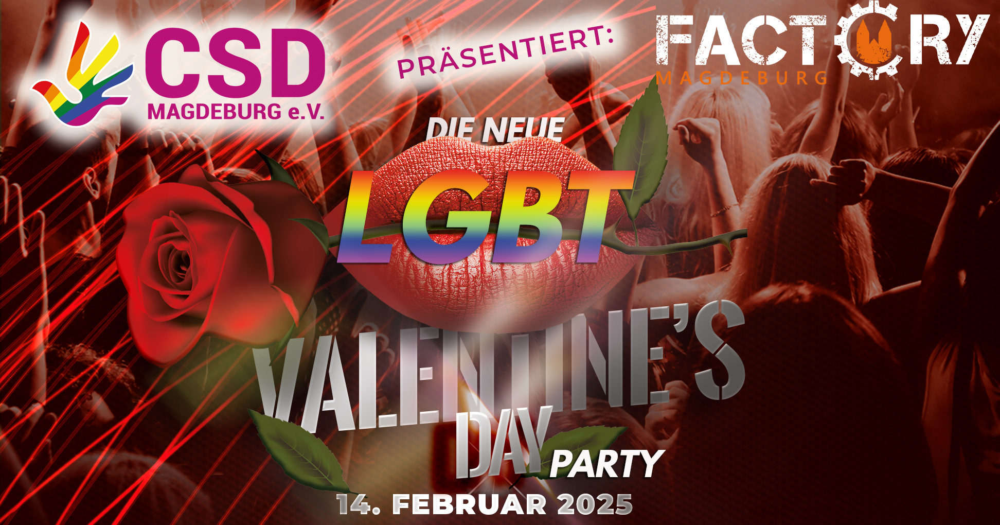 Die neue LGBT VALENTINE'S DAY PARTY // 14.02.2025