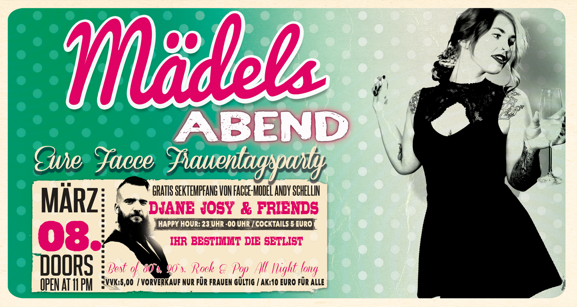 Mädelsabend - Eure Factory Frauentagsparty // 08.03.2025